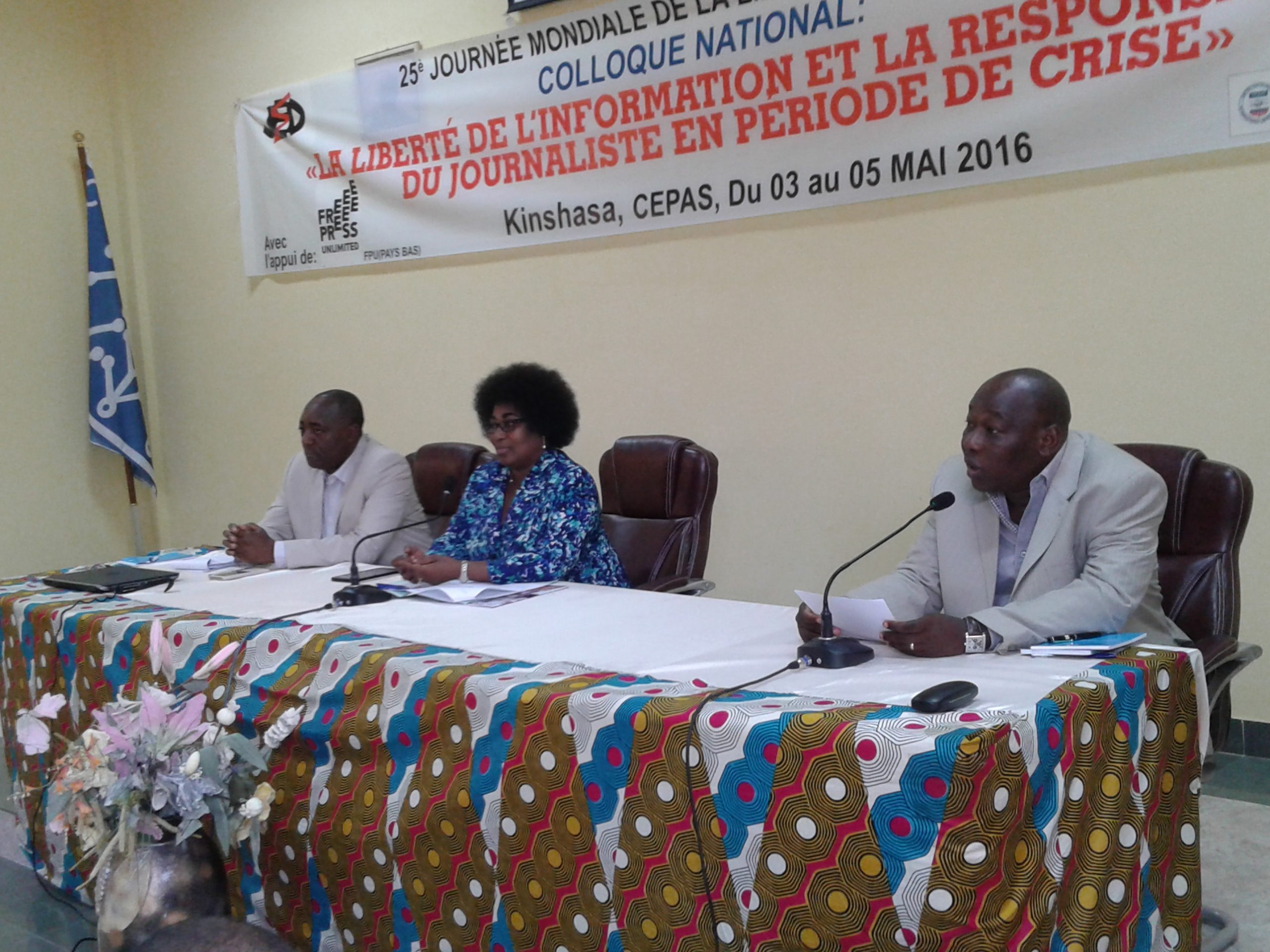 25ème Journée mondiale de la liberté de la presse. Kinshasa, Mai 2016